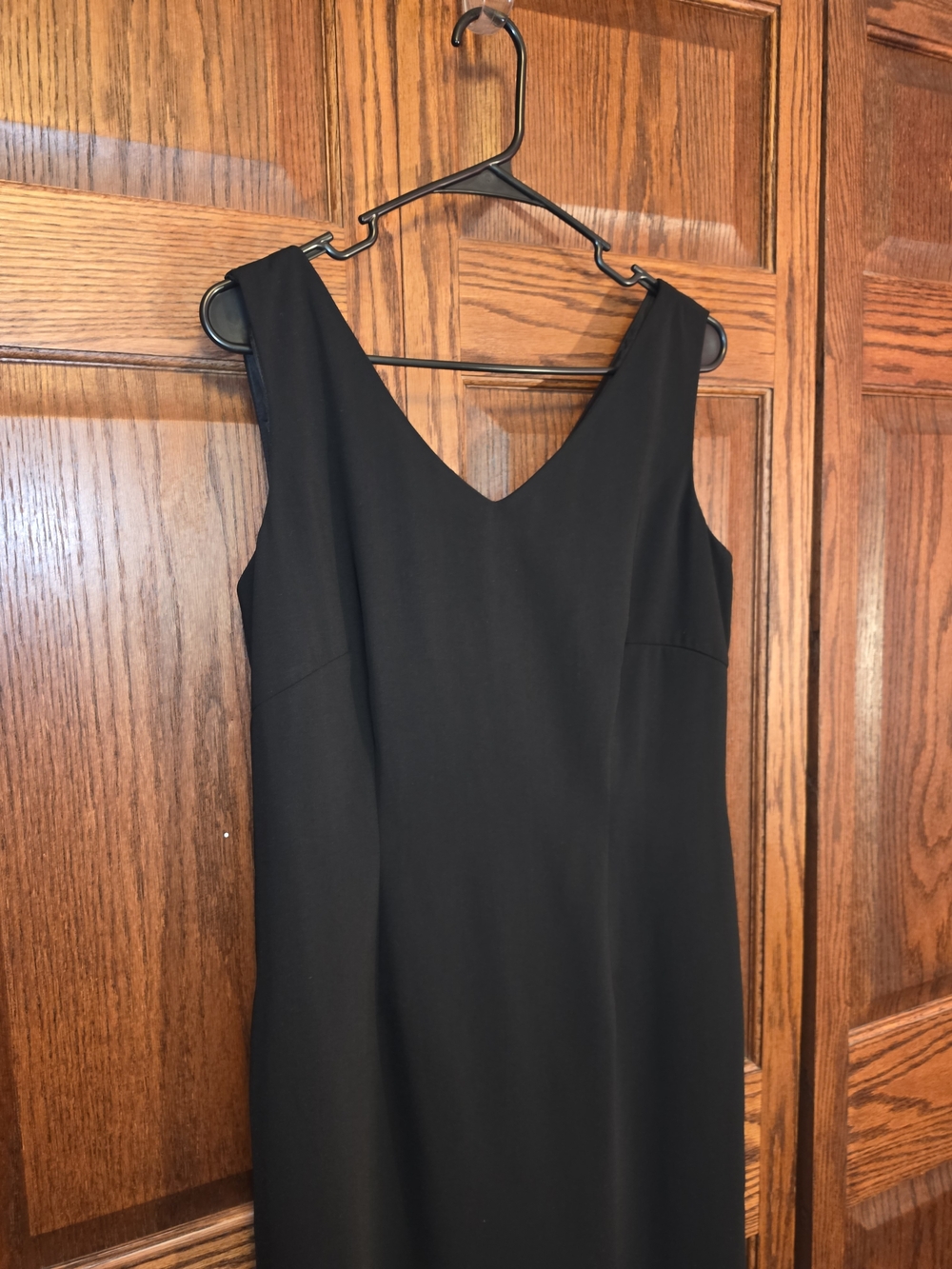 Danny & Nicole Black V-Neck Dress